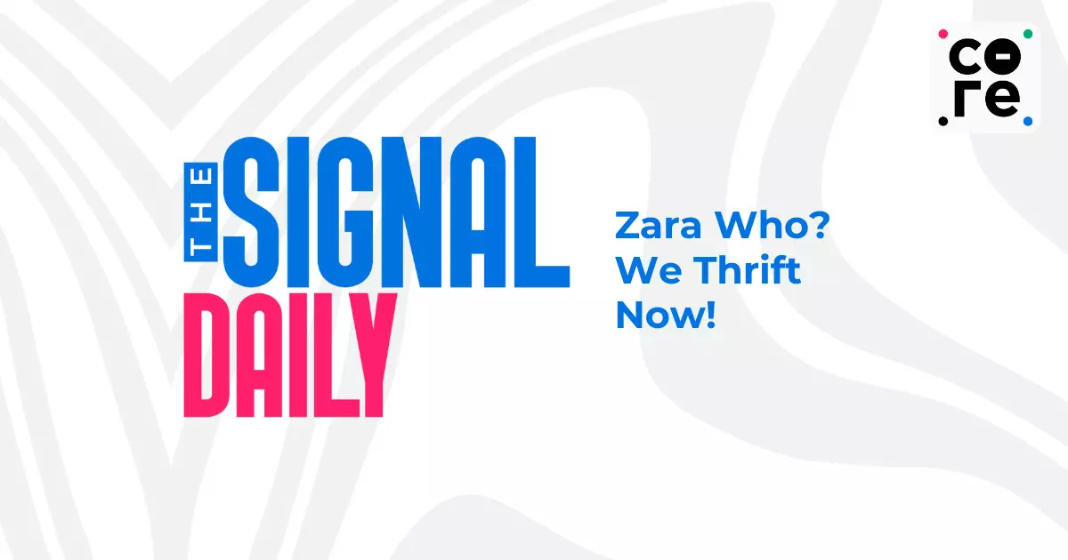 Zara Who? We Thrift Now Zara Who? We Thrift Now