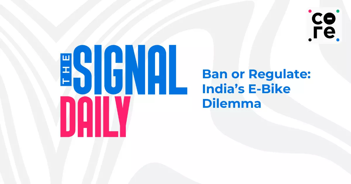 Ban Or Regulate: India’s E-Bike Dilemma